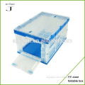 Clear folding plastic custom box